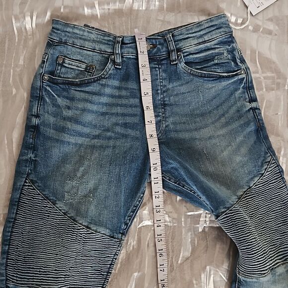 H&M Men Skinny Jeans 30 Light Blue Washed - Picture 6 of 16